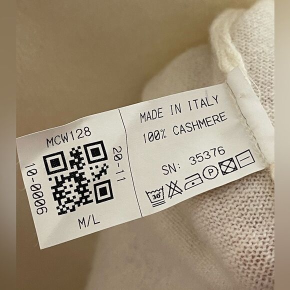 Maisoncashmere Women's Cashmere Sleeveless Lounge Hoodie Made in Italy - Picture 5 of 7